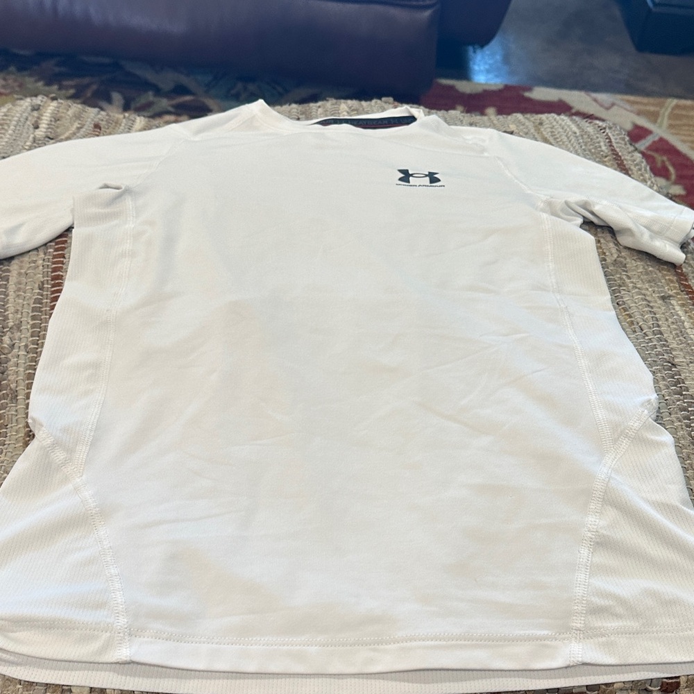 Under Armour Short Sleeve Tech Tees - White & black - Picture 8 of 11